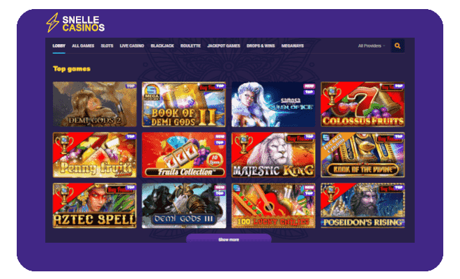 Samosa Casino casino lobby